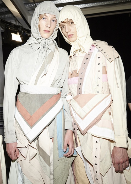 Craig Green spring/summer 2017 backstage (Credit: Sam Wilson / British Fashion Council)